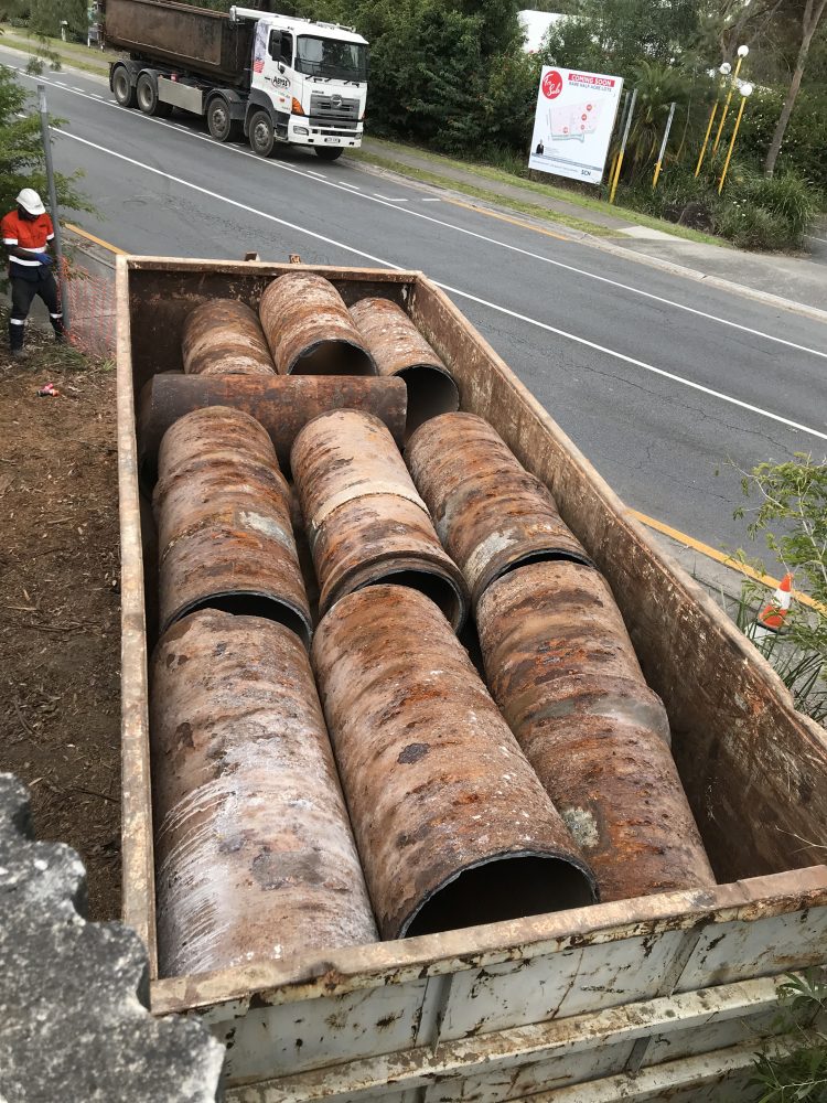 Springwood Reservoir Demolition of underground pipe network