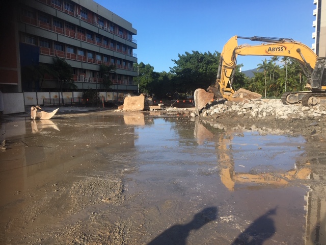 Demolition of Cairns Hospital Mental Health Unit