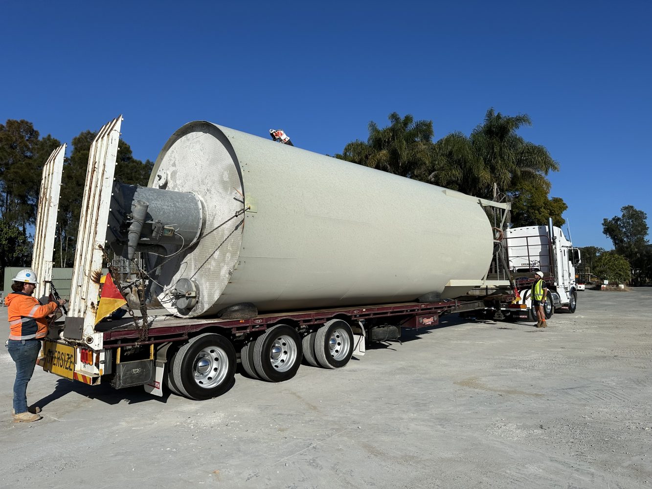 Chinderah Concrete Plant Demolition with cranes