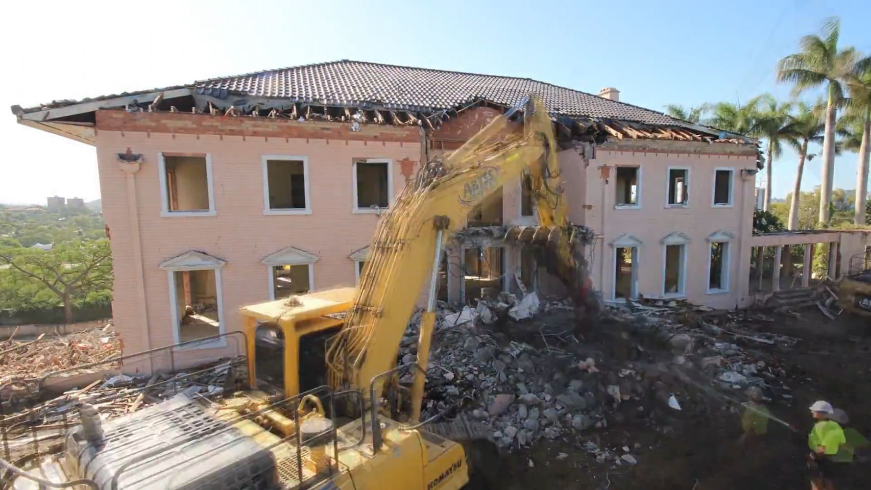 Pink Palace Mansion Demolition