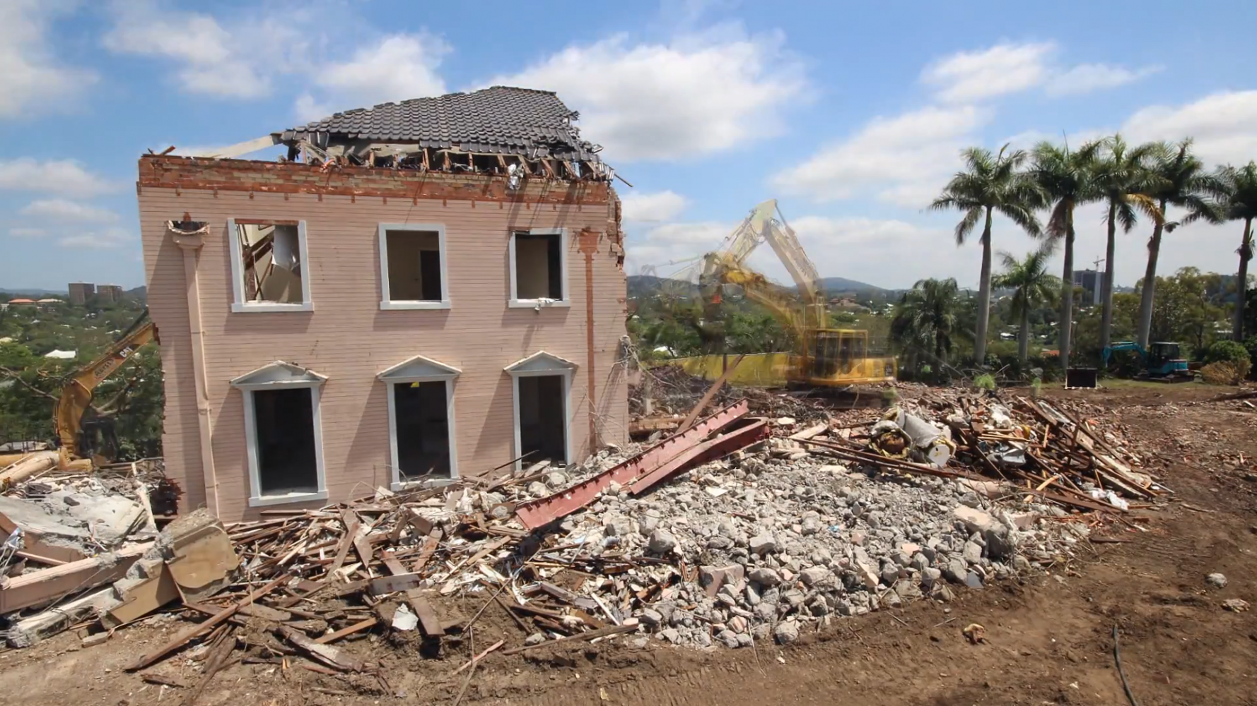 Pink Palace Mansion Demolition
