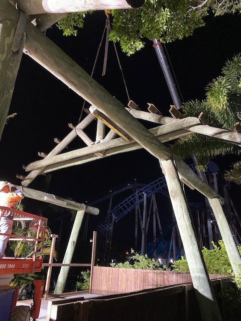 Seaworld Flume Ride Demolition